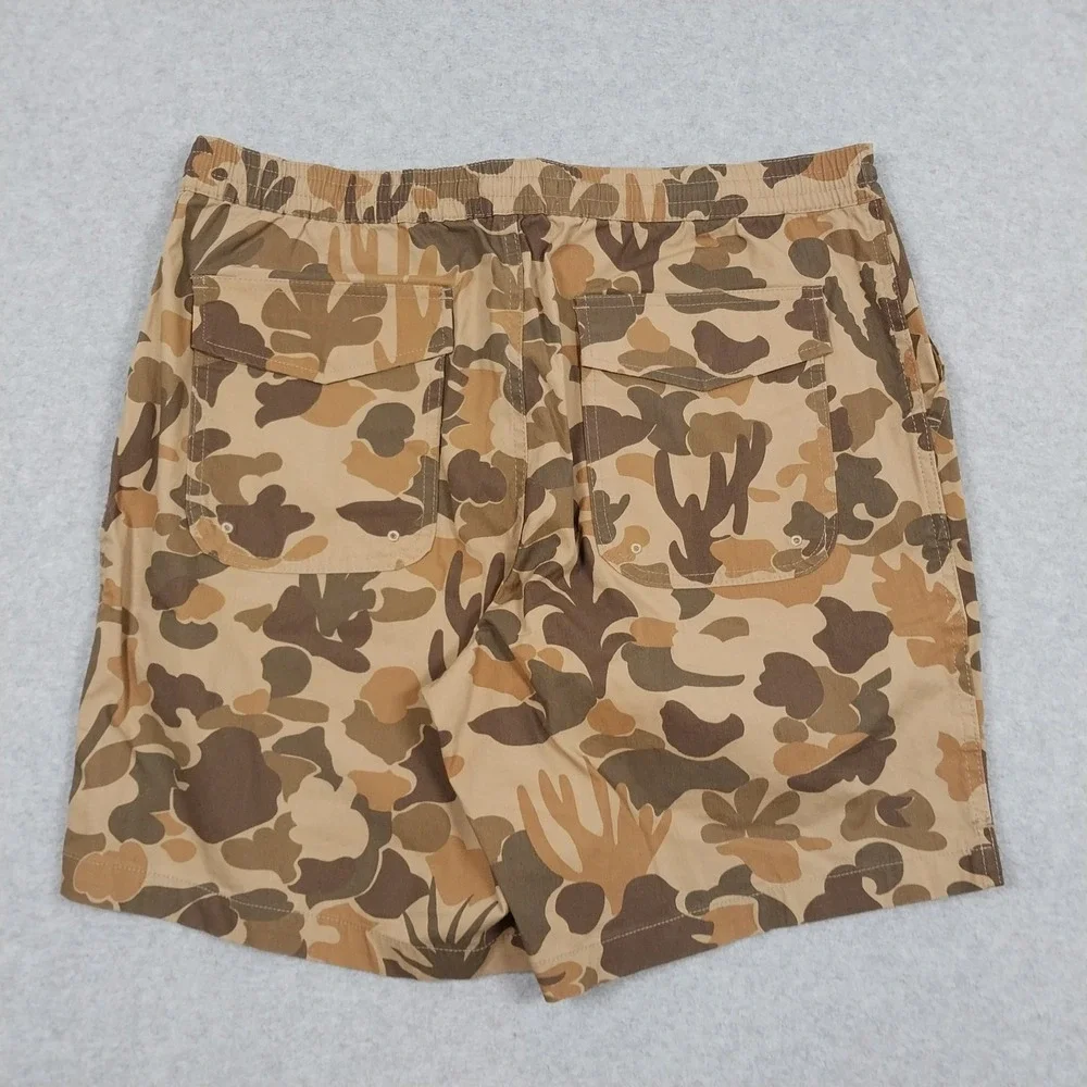 Taylor Stitch Shorts Mens 34 Green Arid Camo Adventure Outdoor 2206ASBAC 7in